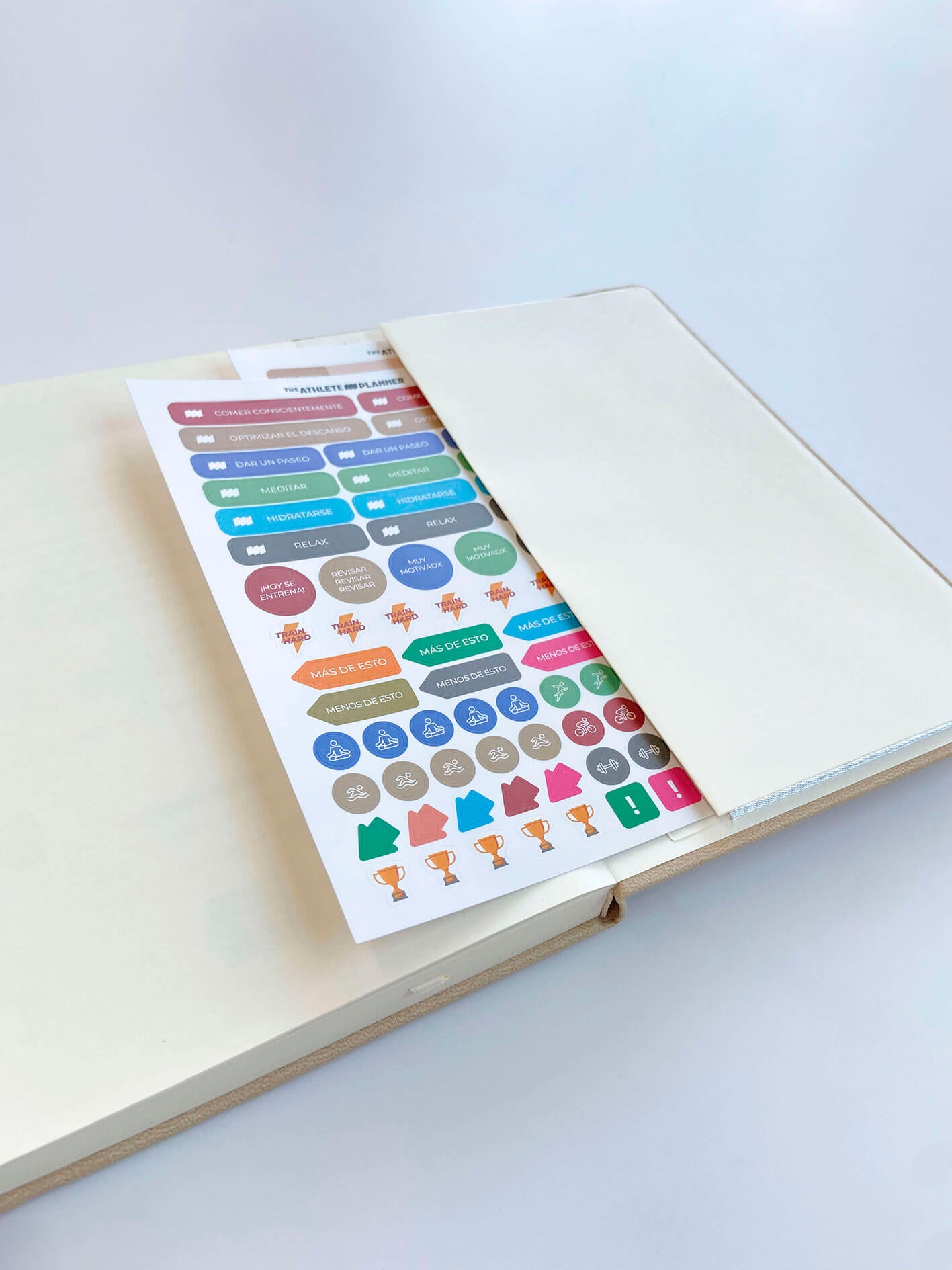 Agenda sin fechas - The Athlete Planner