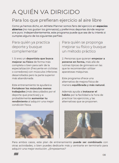 Plan de entrenamiento funcional 12 semanas. Entrena donde quieras.