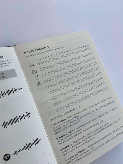 Agenda sin fechas - The Athlete Planner